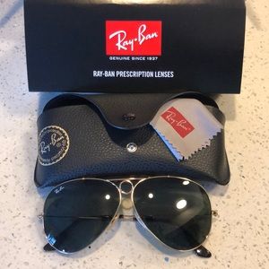 Rayban shooter aviators